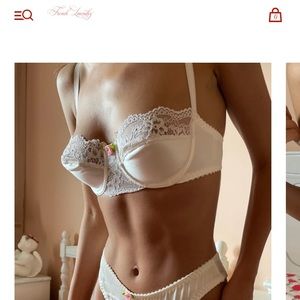 French Laundry Intimates Rosemilk brassiere
